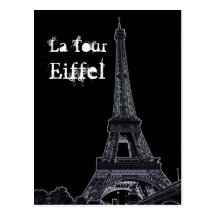 The Eiffel Tower Postcard