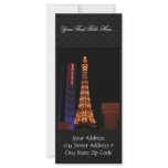 The Eiffel Tower Reproduction At Paris Las Vegas Customized Rack Card