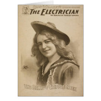 The Electrician, 'The Belle of Cripple Creek' Greeting Card