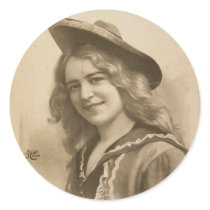 The Electrician, 'The Belle of Cripple Creek' Round Stickers