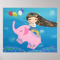 The Elephant Rider Print