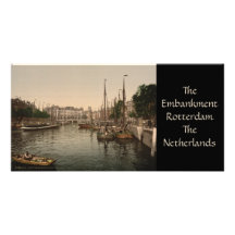 The Embankment, Rotterdam, Netherlands Picture Card
