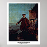 The Emergence Of Hunting By Pietro Longhi Posters