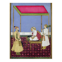 The Emperor Aurangzeb in old age Post Cards