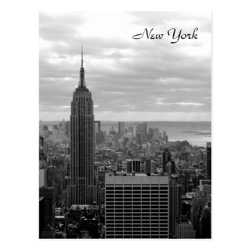 The Empire State Building (Black & White) Postcards
