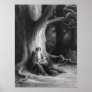 The Enchanter Merlin and the Fairy Vivien Print