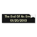 The End Of An Error - 01/20/2013