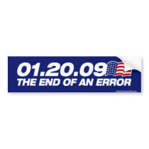 The End of an Error Bumper Sticker