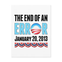 The End of An Error January 20, 2013 Obama Post Cards