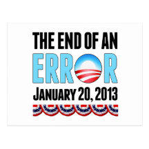 The End of An Error January 20, 2013 Obama Post Cards