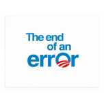 The end of an error post cards