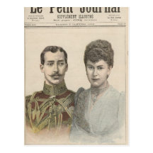 The Engagement of Albert Victor  Duke of Postcard