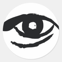 The Enlightened Eye Round Stickers
