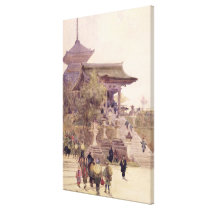 The Entrance to the Temple of Kiyomizu-Dera, Kyoto canvas prints