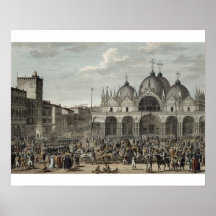 The entry of the French into Venice and the theft Posters