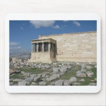 The Erecthion is part of ancient Greek Acropolis Mouse Pad