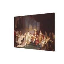 The espousal of Prince Jerome Bonaparte Canvas Prints