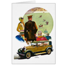 The Essex Four-Door Sedan Greeting Card