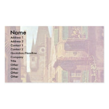 The Eternal Bridegroom By Spitzweg Carl Business Card