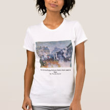 The Europe Bridge Railway Station Saint Lazare T-shirts