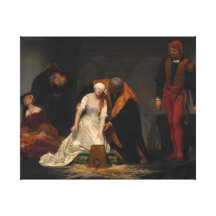The Execution of Lady Jane Grey Canvas Prints