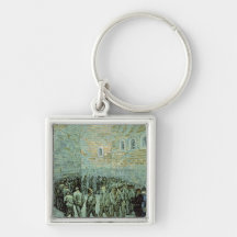 The Exercise Yard, or The Convict Prison, 1890 Keychains