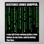 The Existence Looks Shopped Poster