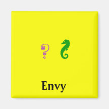 The Existential Seahorse_Envy Magnet