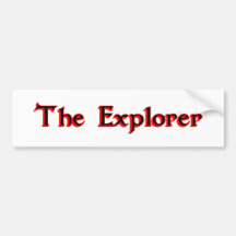 The Explorer Autosticker