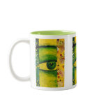 The Eye - Gold & Emerald Awareness - 3 Eyes Mugs