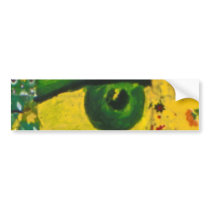 The Eye - Gold & Emerald Awareness Bumper Sticker