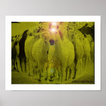 The eye of a horse poster