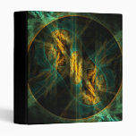 The Eye of the Jungle Abstract Art Binder