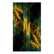 The Eye of the Jungle Abstract Art Business Card