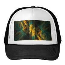 The Eye of the Jungle Abstract Art Hat