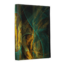 The Eye of the Jungle Abstract Art iPad Case