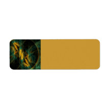 The Eye of the Jungle Abstract Art Labels