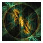 The Eye of the Jungle Abstract Art Photo Print