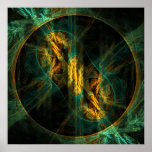 The Eye of the Jungle Abstract Art Print
