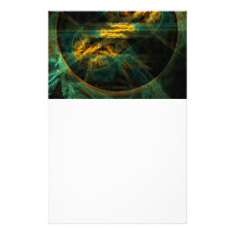 The Eye of the Jungle Abstract Art Stationery