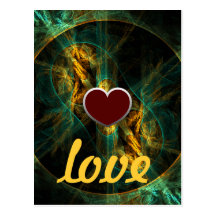 The Eye of the Jungle Love Postcard