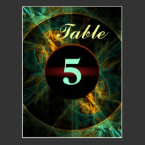 The Eye of the Jungle Table Number Postcard postcards