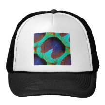The Eye of The Peacock Mesh Hat