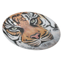 The eye of the tiger. plato de comida