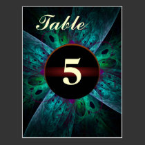 The Eye Table Number Postcard postcards