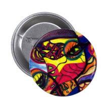 The Eyes Have It - Button by Glenn Goss