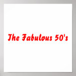 The Fabulous 50's Poster
