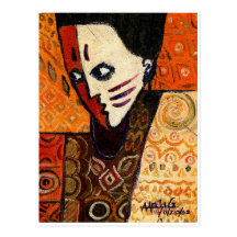 tHE FACE OF AFRICA Postcard