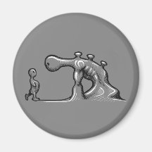 The Face Off Fridge Magnet