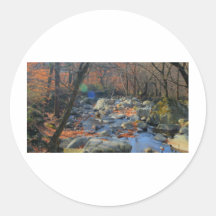The Faint Sounds of Nature Round Sticker
